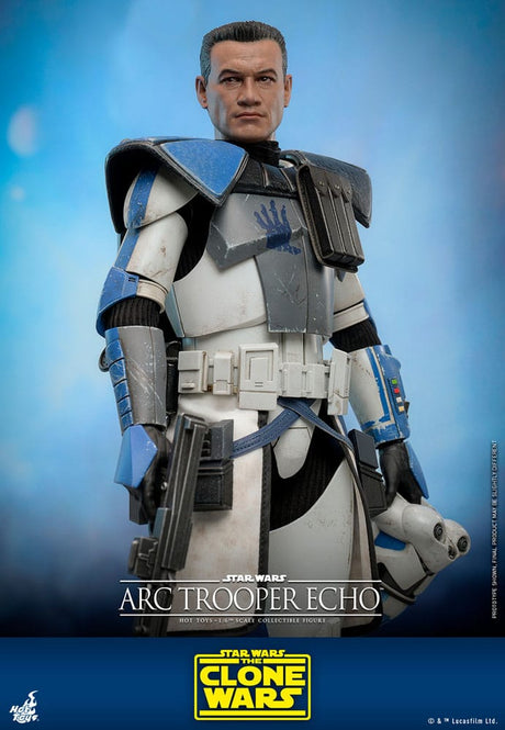 Hot Toys Star Wars The Clone Wars Arc Trooper Echo 1/6 Actionfigur