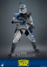 Hot Toys Star Wars The Clone Wars Arc Trooper Echo 1/6 Actionfigur