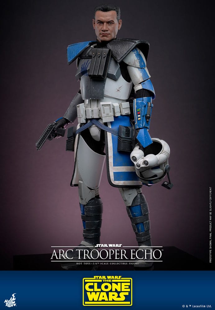 Hot Toys Star Wars The Clone Wars Arc Trooper Echo 1/6 Actionfigur