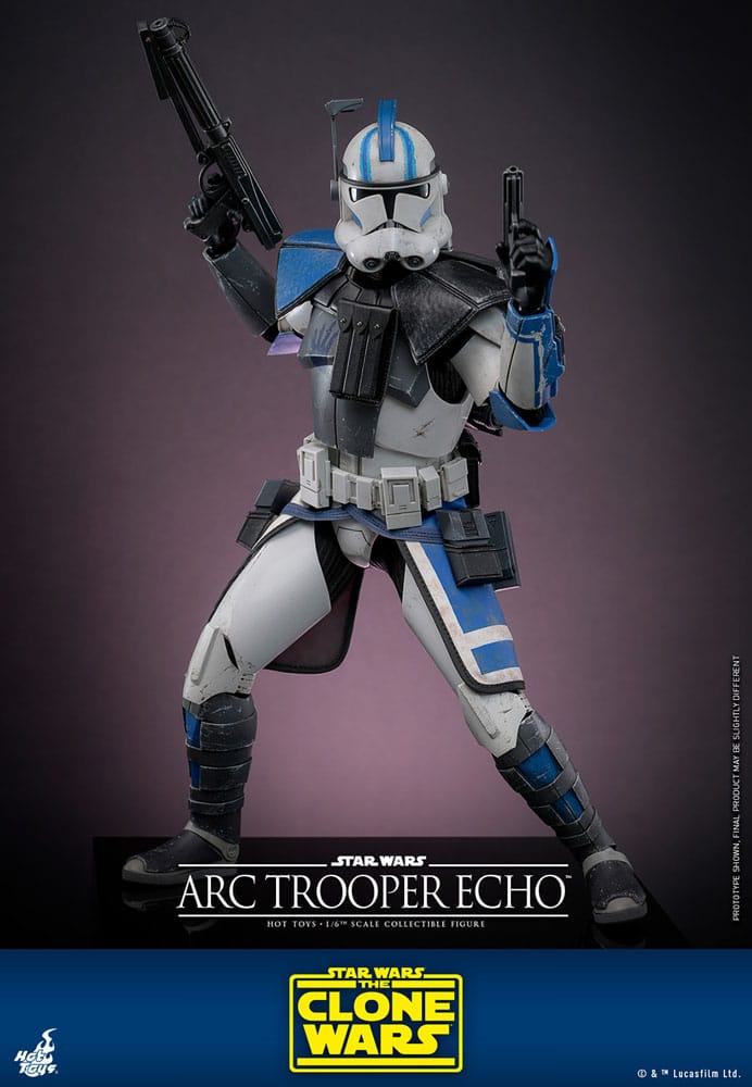 Hot Toys Star Wars The Clone Wars Arc Trooper Echo 1/6 Actionfigur