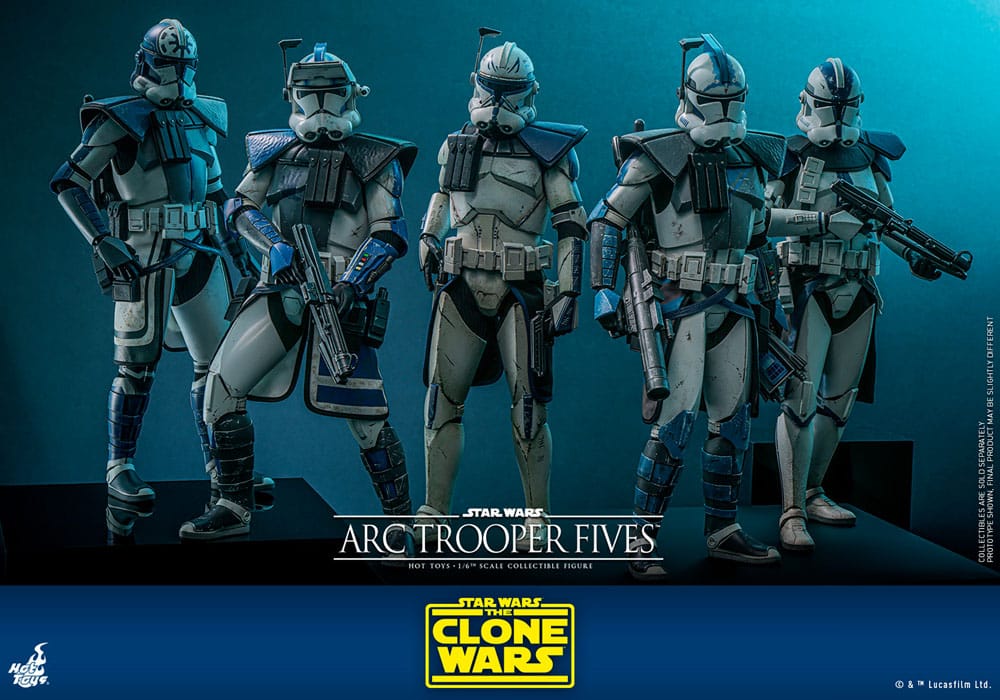 Hot Toys Star Wars The Clone Wars Arc Trooper Fives 1/6 Actionfigur