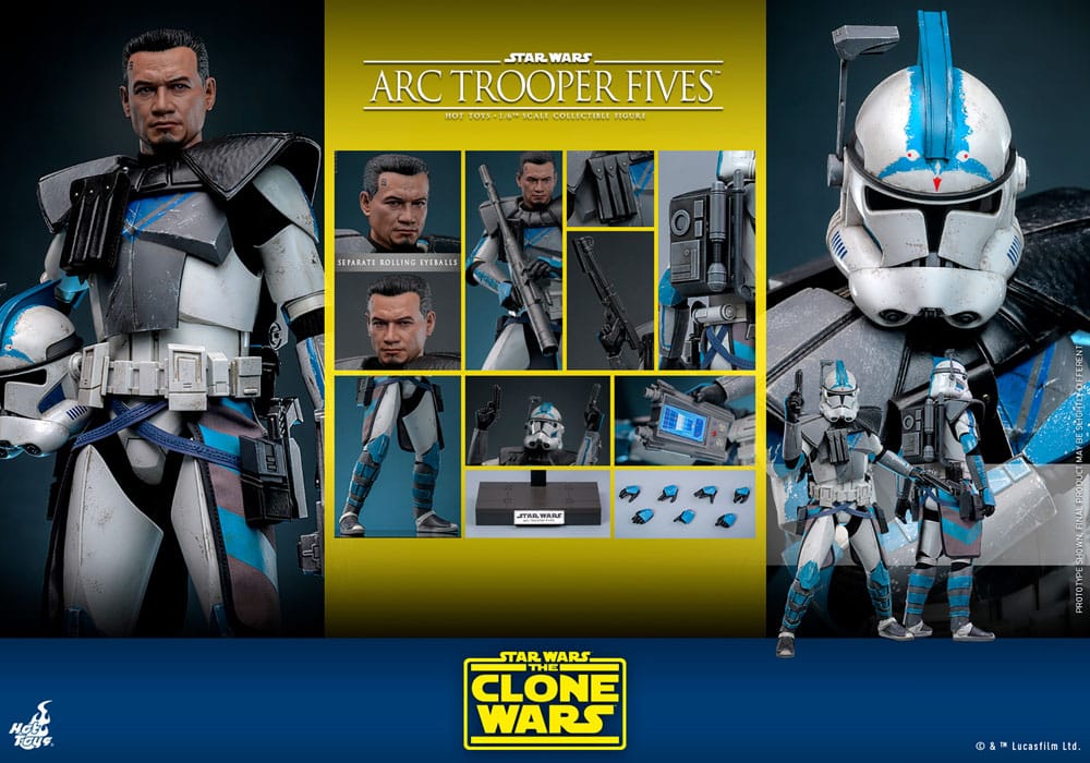 Hot Toys Star Wars The Clone Wars Arc Trooper Fives 1/6 Actionfigur