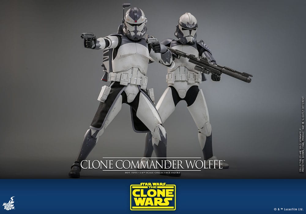 Hot Toys Star Wars The Clone Wars Clone Commander Wolffe 1/6 Actionfigur