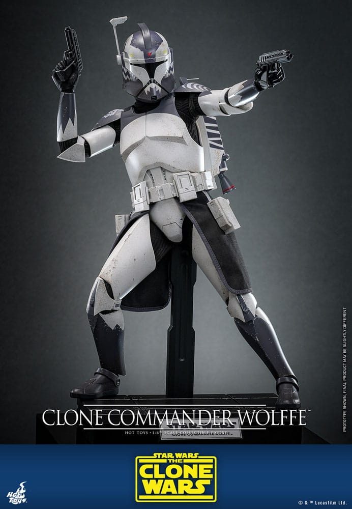 Hot Toys Star Wars The Clone Wars Clone Commander Wolffe 1/6 Actionfigur
