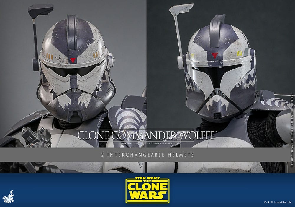 Hot Toys Star Wars The Clone Wars Clone Commander Wolffe 1/6 Actionfigur