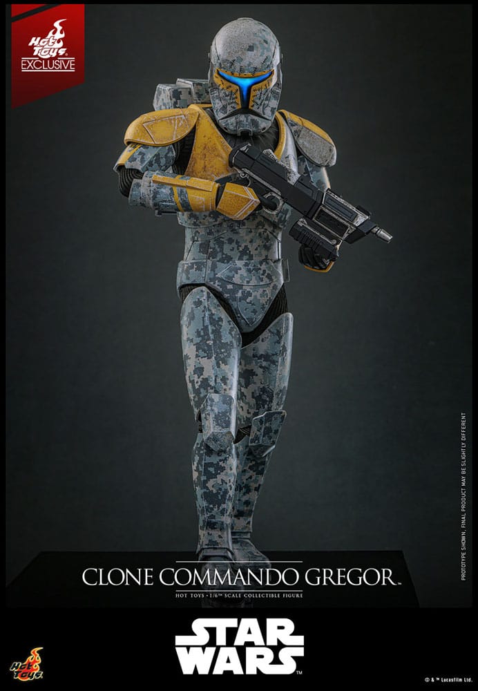 Hot Toys Star Wars The Clone Wars Clone Commando Gregor Exclusive 1/6 Actionfigur