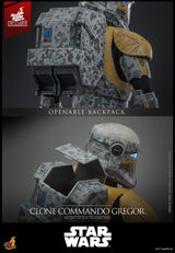 Hot Toys Star Wars The Clone Wars Clone Commando Gregor Exclusive 1/6 Actionfigur