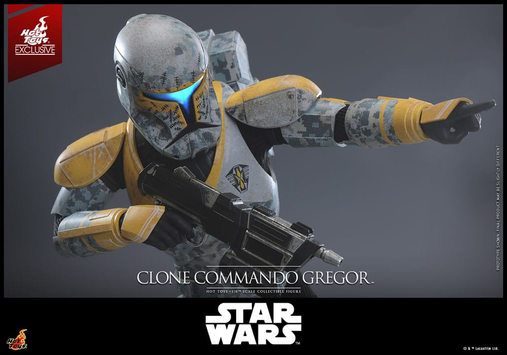 Hot Toys Star Wars The Clone Wars Clone Commando Gregor Exclusive 1/6 Actionfigur