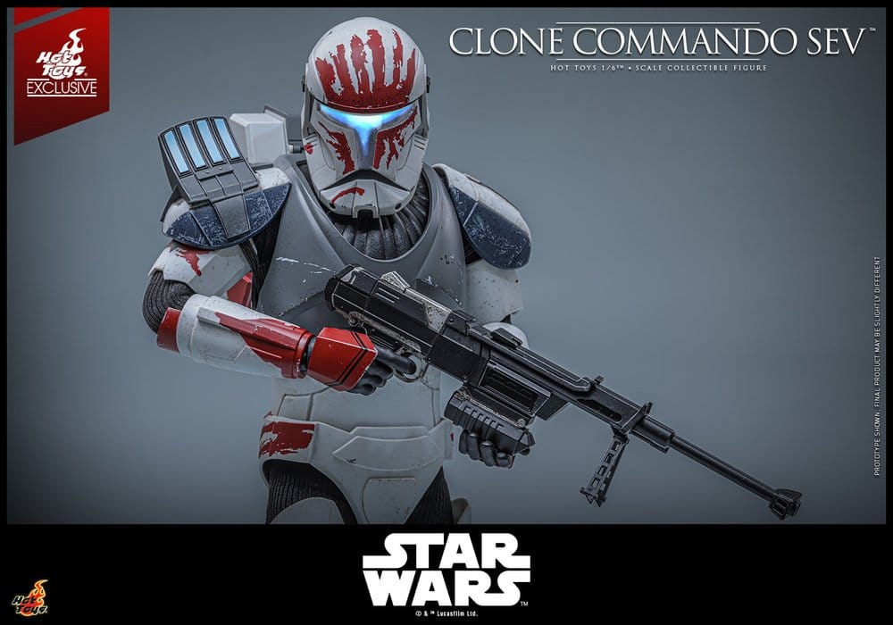 Hot Toys Star Wars The Clone Wars Clone Commando Sev (Hot Toys Exclusive) 1/6 Actionfigur