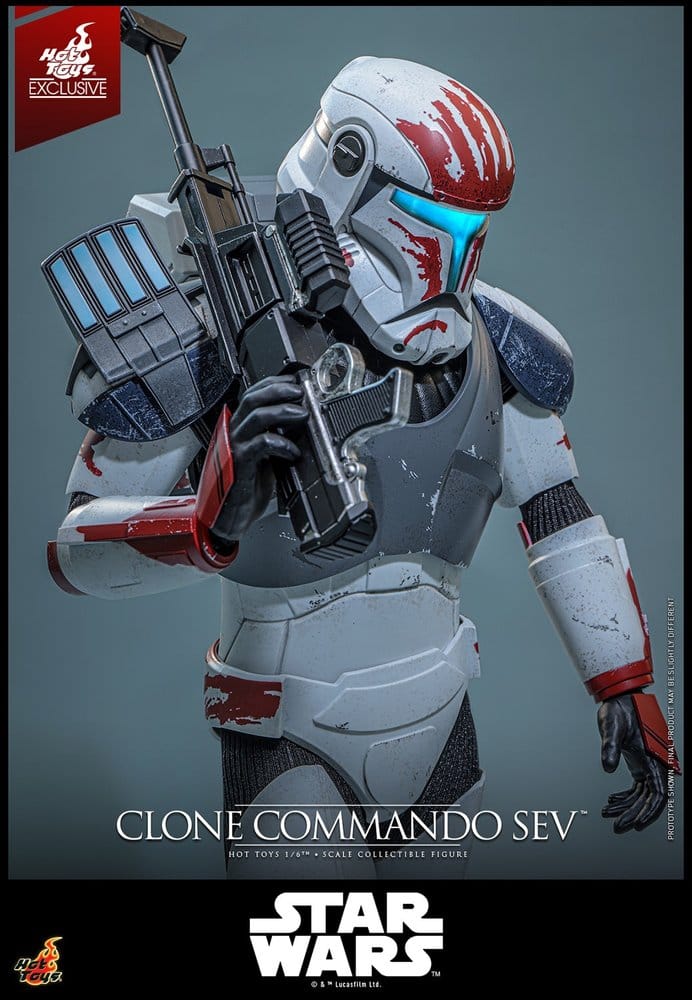 Hot Toys Star Wars The Clone Wars Clone Commando Sev (Hot Toys Exclusive) 1/6 Actionfigur