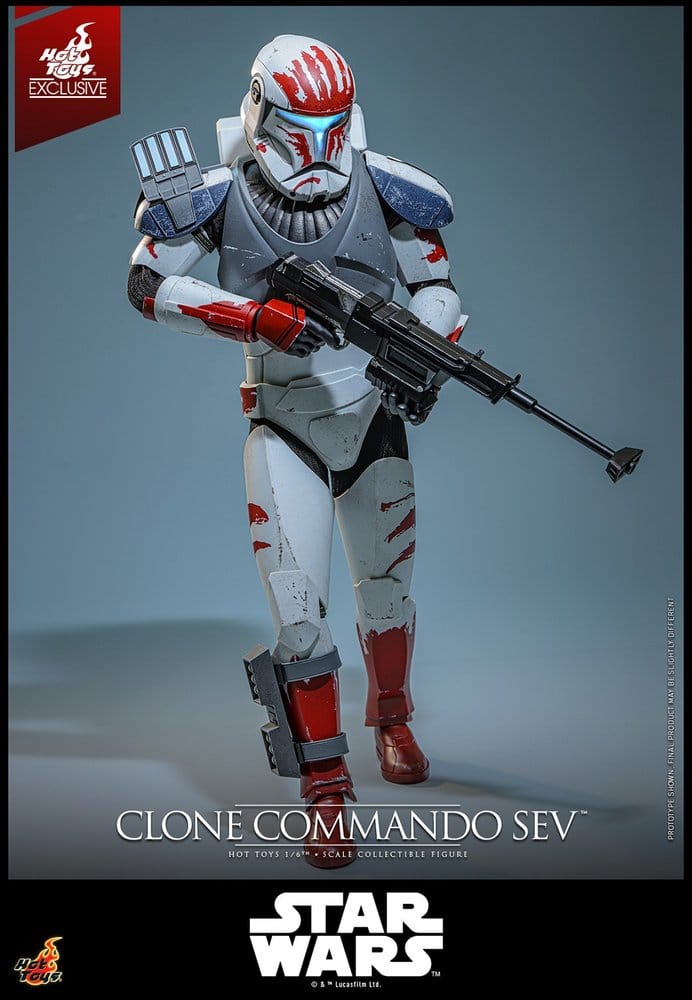 Hot Toys Star Wars The Clone Wars Clone Commando Sev (Hot Toys Exclusive) 1/6 Actionfigur