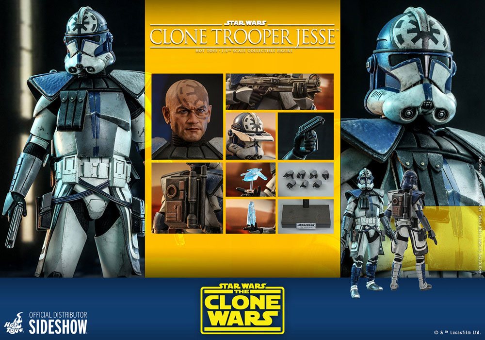 Hot Toys Star Wars The Clone Wars Clone Trooper Jesse 1/6 Actionfigur