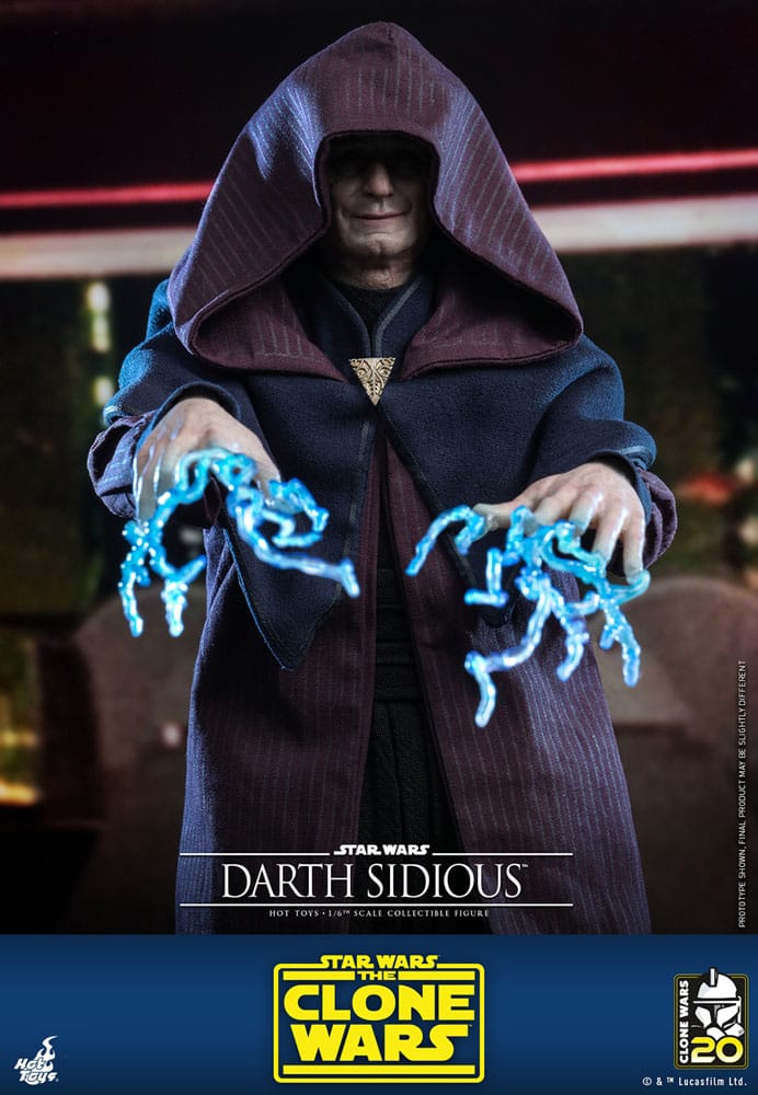Hot Toys Star Wars The Clone Wars Darth Sidious 1/6 Actionfigur