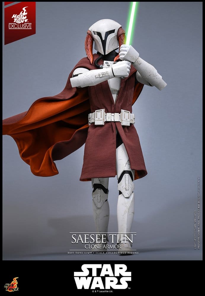 Hot Toys Star Wars The Clone Wars Saesee Tiin (Clone Armor) (Hot Toys Exclusive) 1/6 Actionfigur