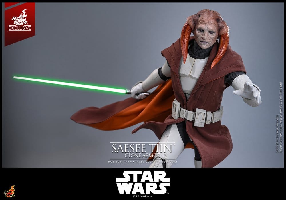 Hot Toys Star Wars The Clone Wars Saesee Tiin (Clone Armor) (Hot Toys Exclusive) 1/6 Actionfigur