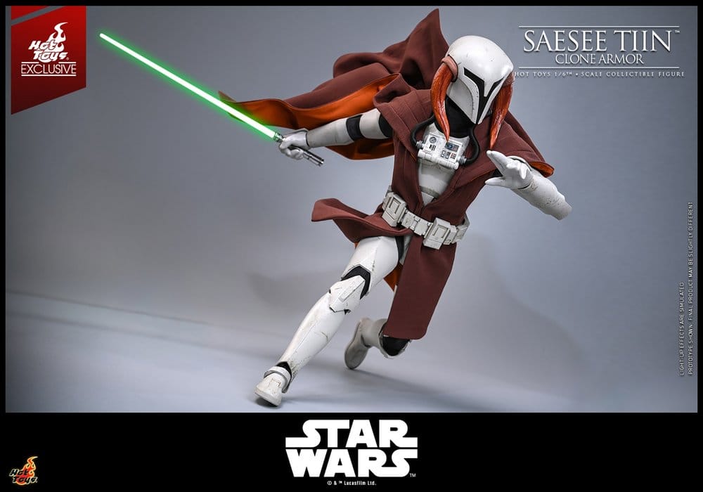 Hot Toys Star Wars The Clone Wars Saesee Tiin (Clone Armor) (Hot Toys Exclusive) 1/6 Actionfigur