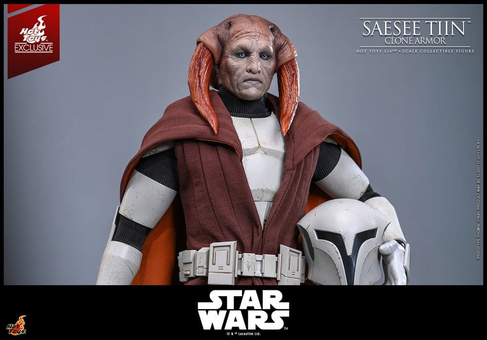 Hot Toys Star Wars The Clone Wars Saesee Tiin (Clone Armor) (Hot Toys Exclusive) 1/6 Actionfigur