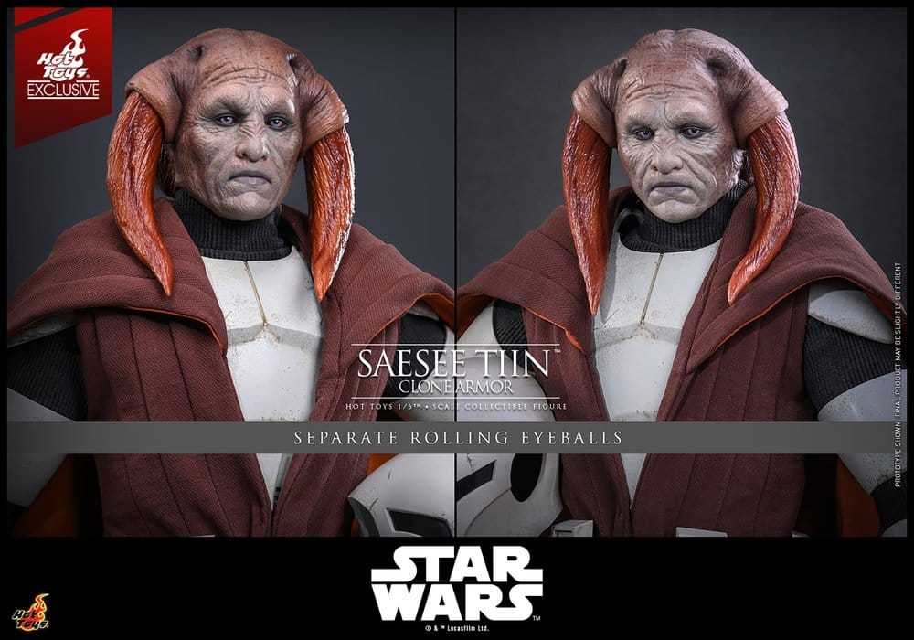 Hot Toys Star Wars The Clone Wars Saesee Tiin (Clone Armor) (Hot Toys Exclusive) 1/6 Actionfigur
