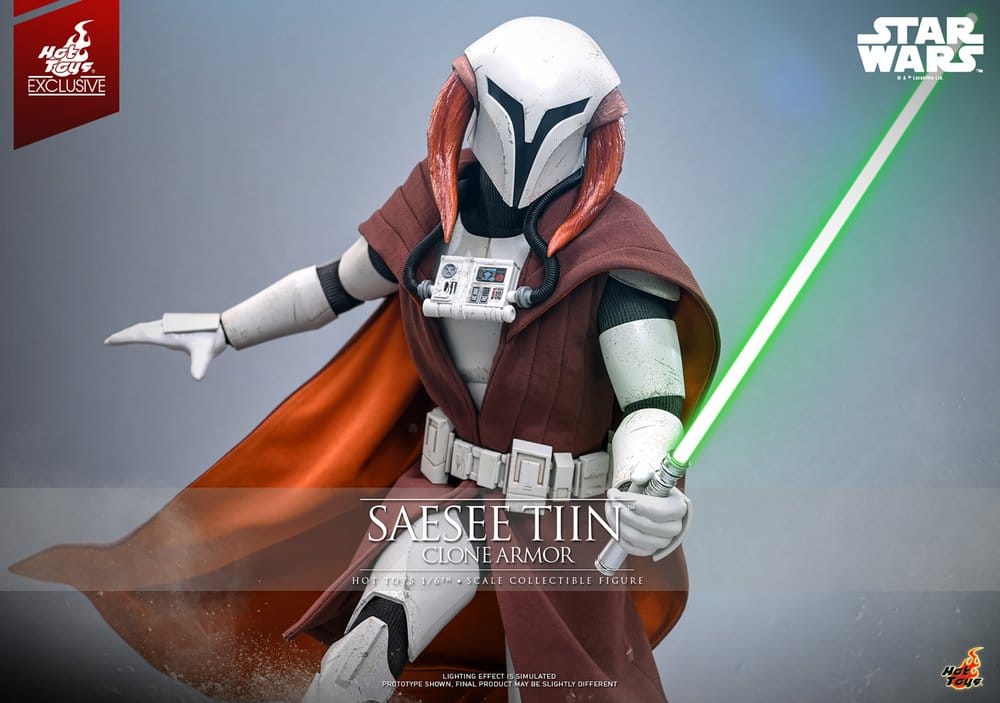 Hot Toys Star Wars The Clone Wars Saesee Tiin (Clone Armor) (Hot Toys Exclusive) 1/6 Actionfigur