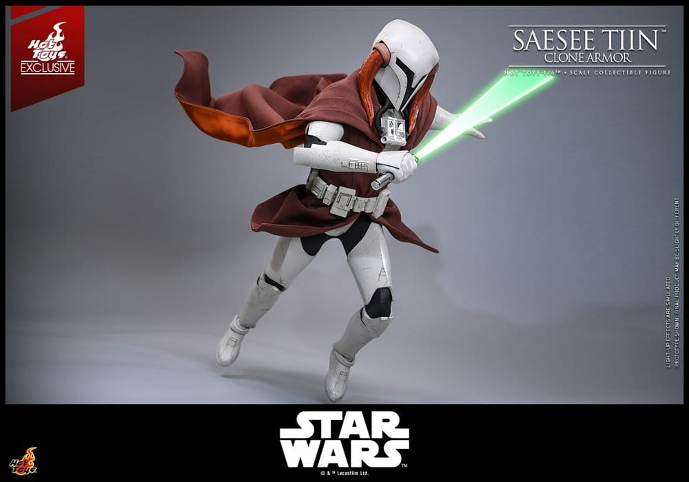 Hot Toys Star Wars The Clone Wars Saesee Tiin (Clone Armor) (Hot Toys Exclusive) 1/6 Actionfigur