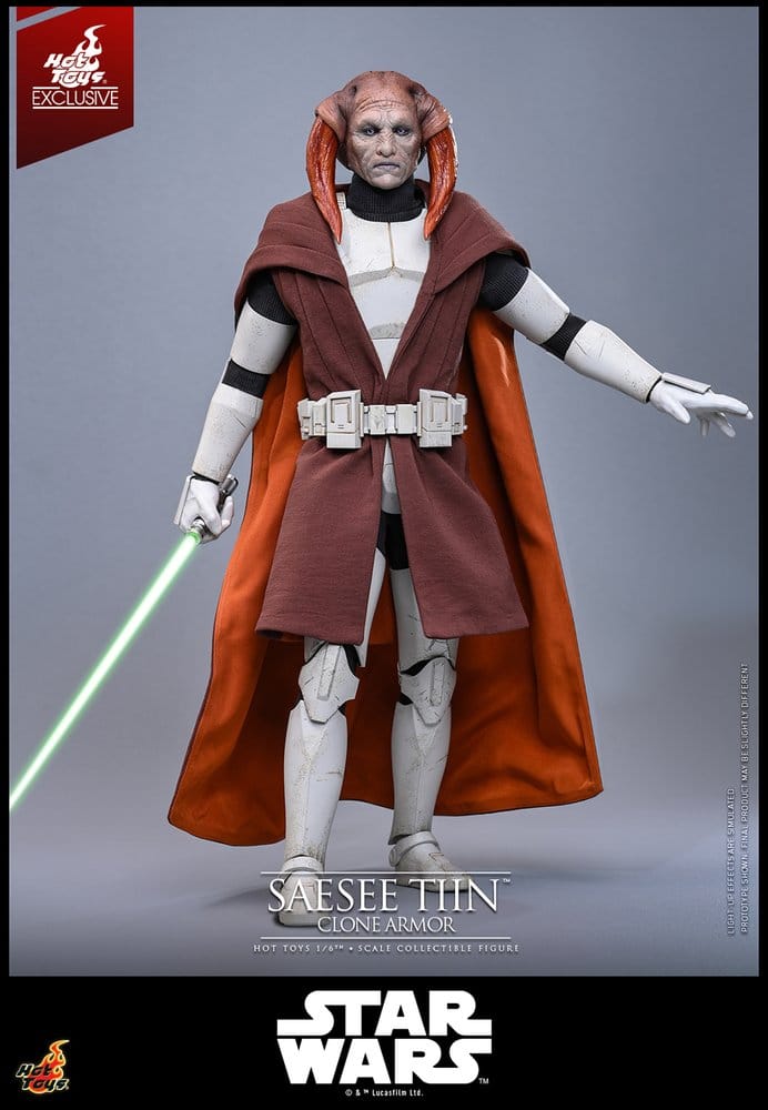 Hot Toys Star Wars The Clone Wars Saesee Tiin (Clone Armor) (Hot Toys Exclusive) 1/6 Actionfigur