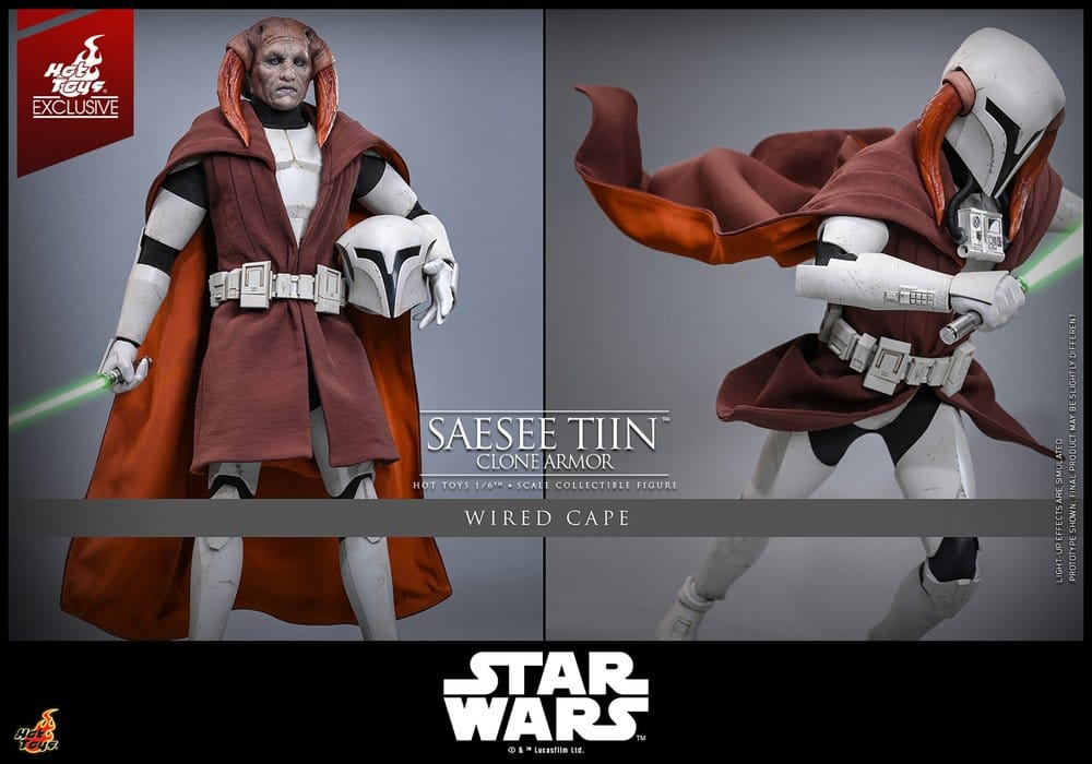 Hot Toys Star Wars The Clone Wars Saesee Tiin (Clone Armor) (Hot Toys Exclusive) 1/6 Actionfigur