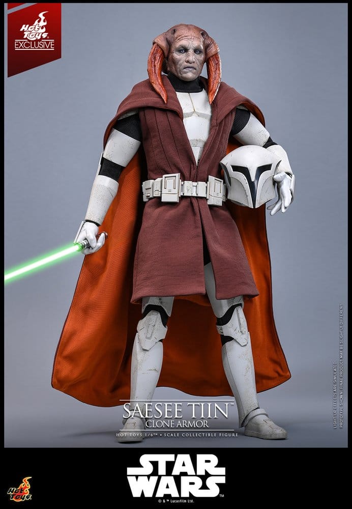 Hot Toys Star Wars The Clone Wars Saesee Tiin (Clone Armor) (Hot Toys Exclusive) 1/6 Actionfigur