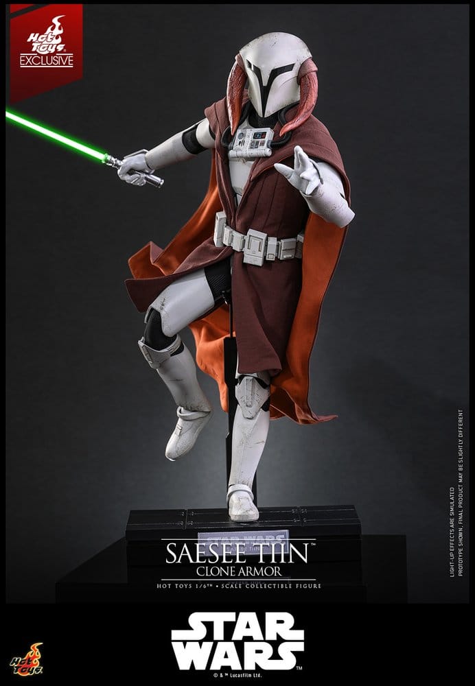 Hot Toys Star Wars The Clone Wars Saesee Tiin (Clone Armor) (Hot Toys Exclusive) 1/6 Actionfigur
