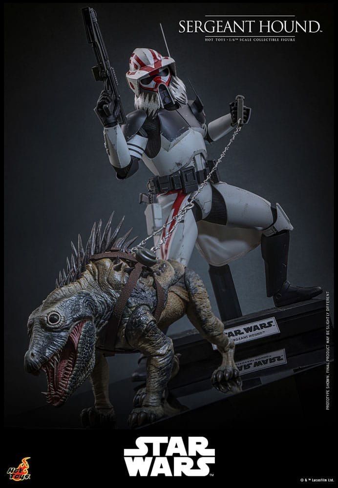 Hot Toys Star Wars The Clone Wars Sergeant Hound 1/6 Actionfigur