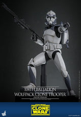 Hot Toys Star Wars The Clone Wars Wolfpack Clone Trooper 104th Battalion Deluxe 1/6 Actionfigur