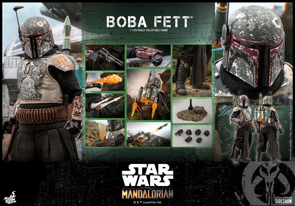 Hot Toys Star Wars The Mandalorian Actionfigur 1/6 Boba Fett 30 cm