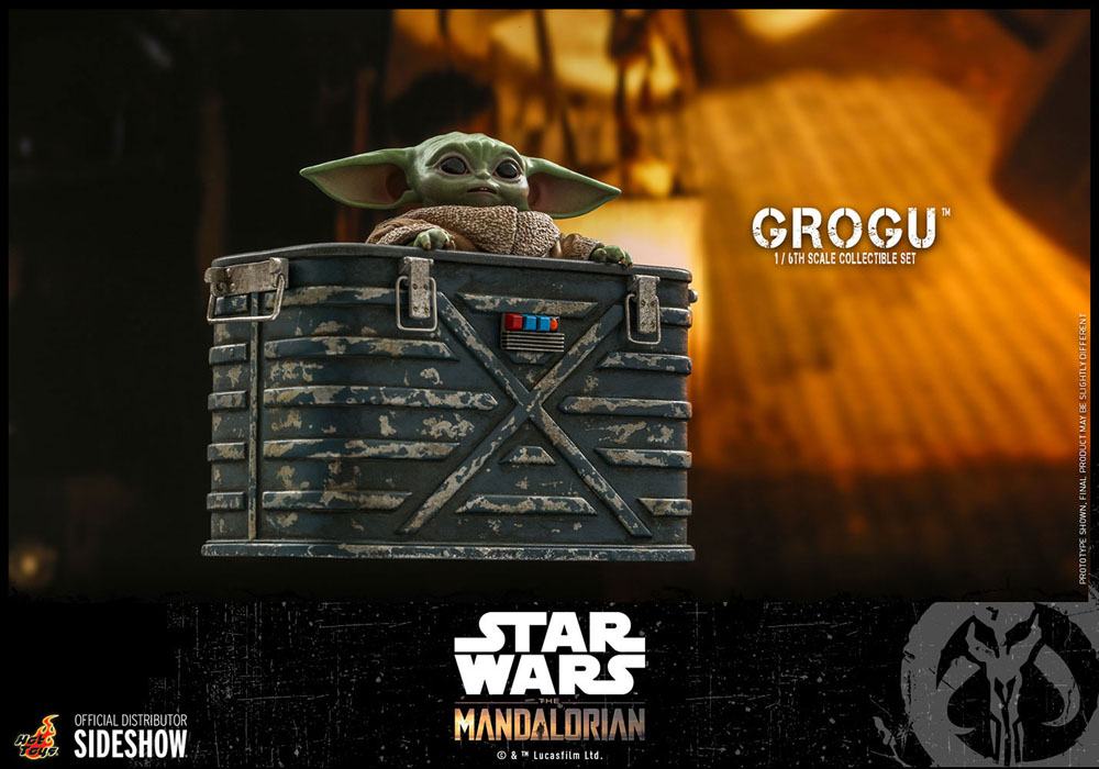 Hot Toys Star Wars The Mandalorian Actionfiguren 1/6 Grogu 3er-Set
