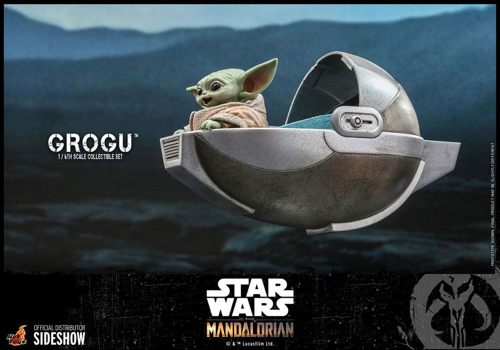 Hot Toys Star Wars The Mandalorian Actionfiguren 1/6 Grogu 3er-Set