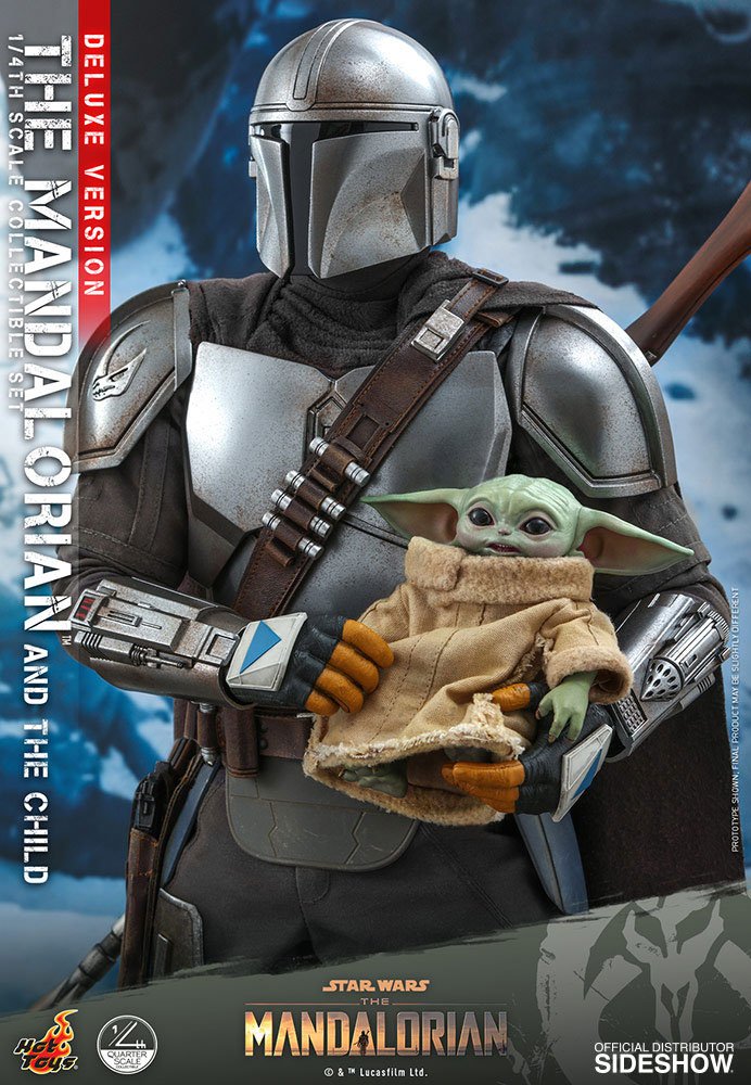 Hot Toys Star Wars The Mandalorian Actionfiguren Doppelpack 1/4 The Mandalorian & The Child Deluxe 46 cm