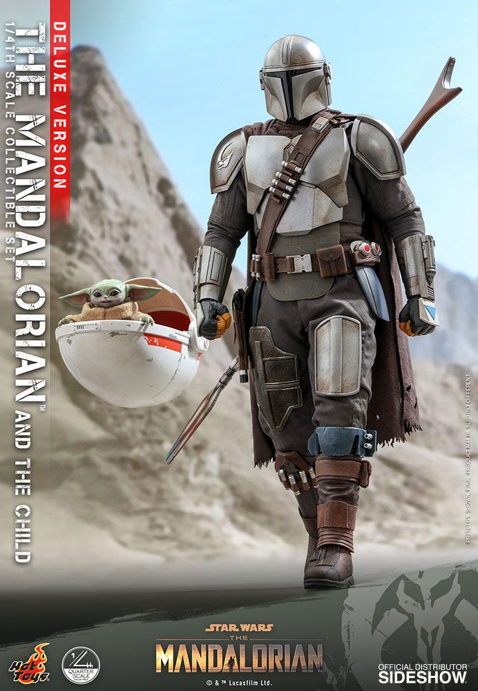 Hot Toys Star Wars The Mandalorian Actionfiguren Doppelpack 1/4 The Mandalorian & The Child Deluxe 46 cm
