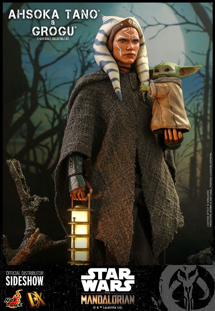 Hot Toys Star Wars The Mandalorian Actionfiguren Doppelpack 1/6 Ahsoka Tano & Grogu 29 cm