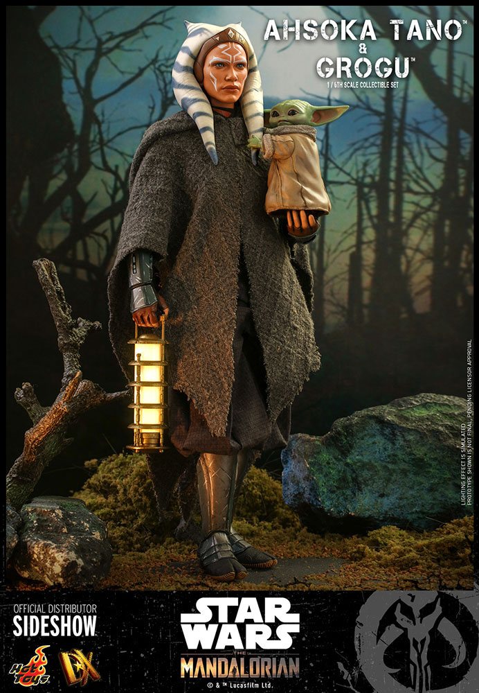 Hot Toys Star Wars The Mandalorian Actionfiguren Doppelpack 1/6 Ahsoka Tano & Grogu 29 cm