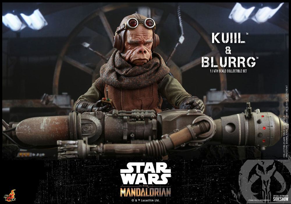 Hot Toys Star Wars The Mandalorian Actionfiguren Doppelpack 1/6 Kuiil & Blurrg 37 cm