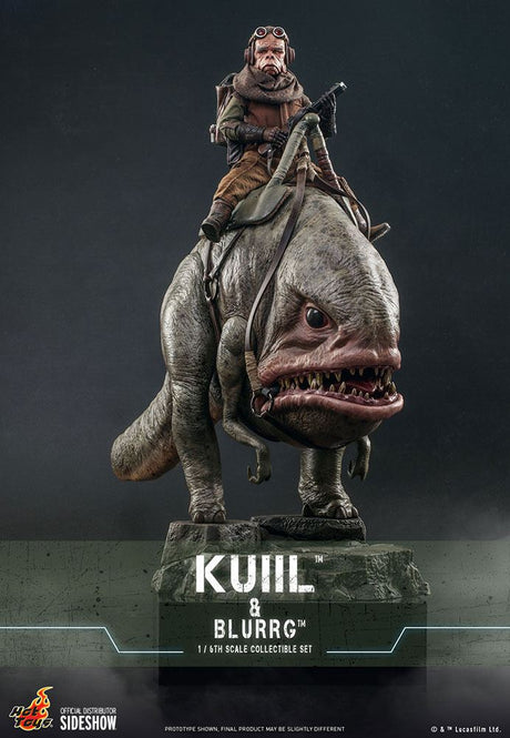Hot Toys Star Wars The Mandalorian Actionfiguren Doppelpack 1/6 Kuiil & Blurrg 37 cm
