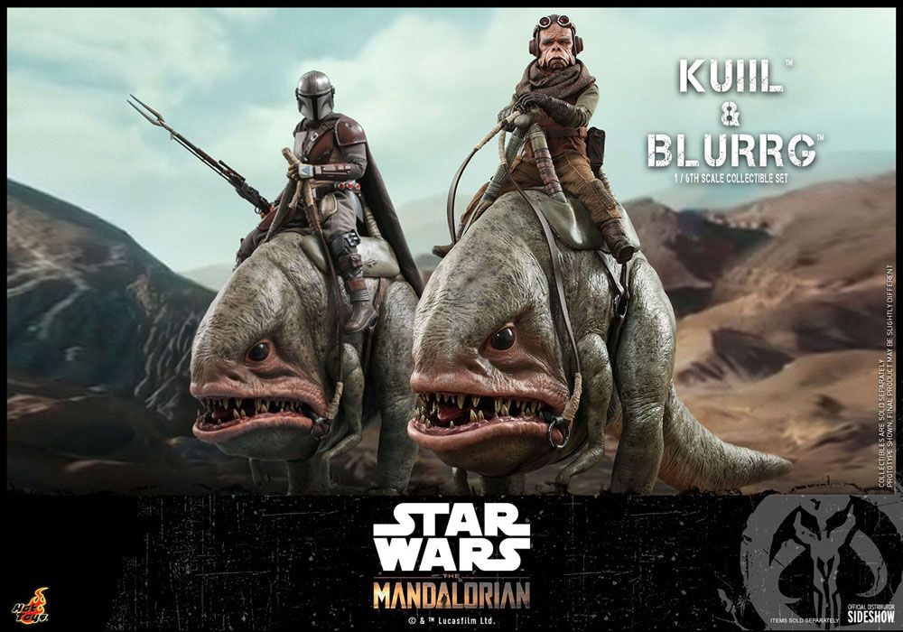 Hot Toys Star Wars The Mandalorian Actionfiguren Doppelpack 1/6 Kuiil & Blurrg 37 cm