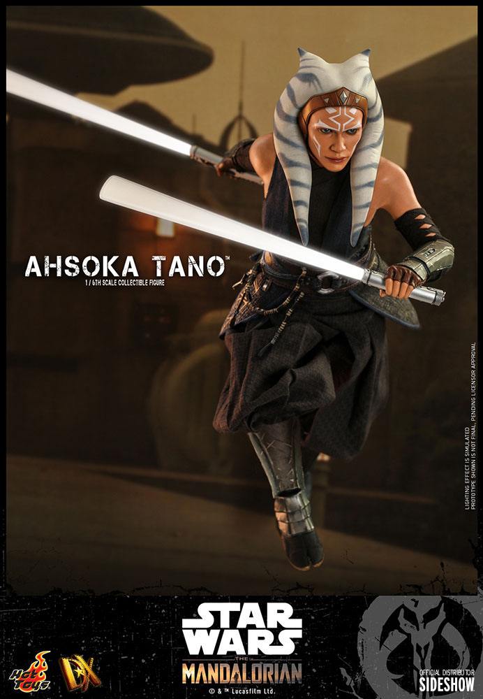 Hot Toys Star Wars The Mandalorian Ahsoka Tano 1/6 Actionfigur Beschädigte Verpackung