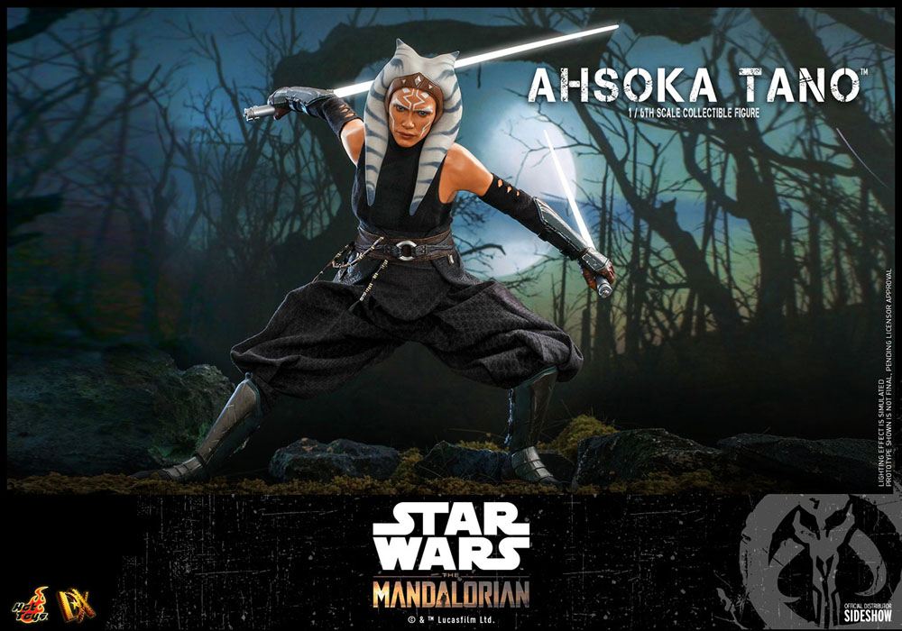 Hot Toys Star Wars The Mandalorian Ahsoka Tano 1/6 Actionfigur Beschädigte Verpackung