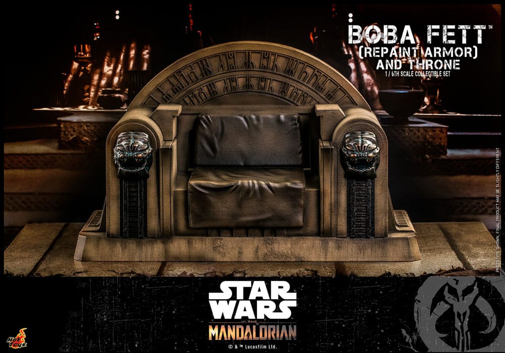 Hot Toys Star Wars The Mandalorian Boba Fett Repaint Armor Throne Edition 1/6 Actionfigur
