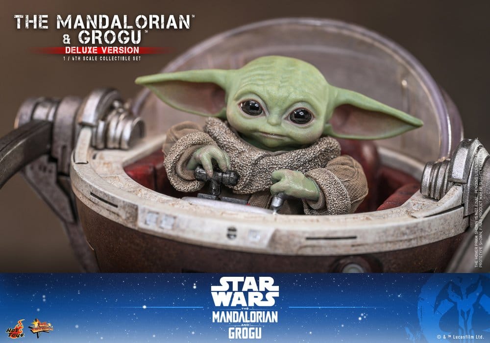 Hot Toys Star Wars The Mandalorian & Grogu (Deluxe Version) 1/6 Actionfigur