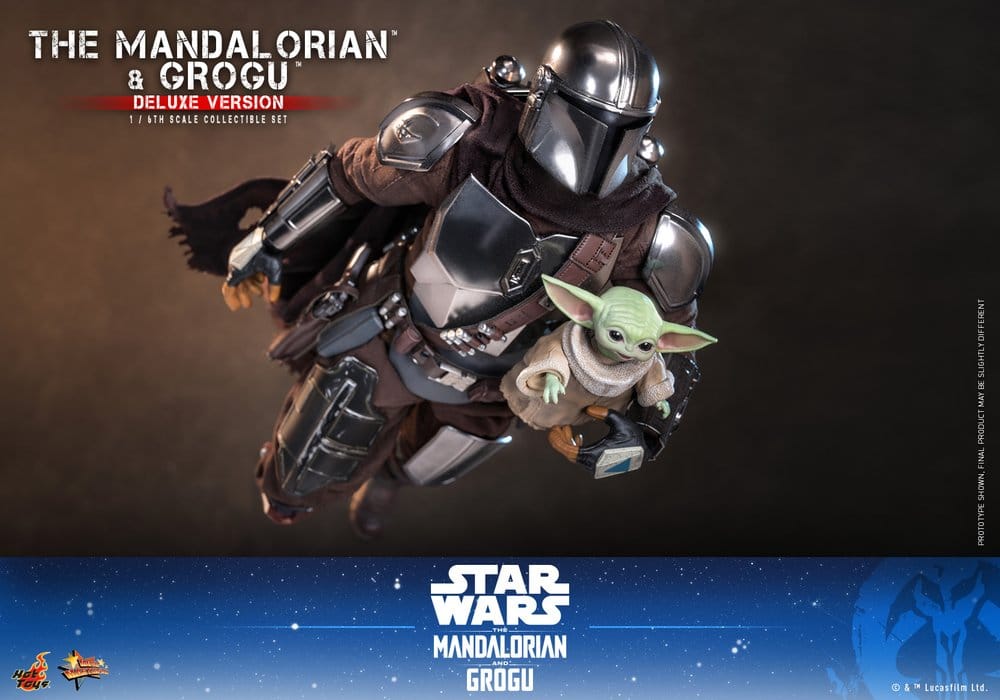 Hot Toys Star Wars The Mandalorian & Grogu (Deluxe Version) 1/6 Actionfigur