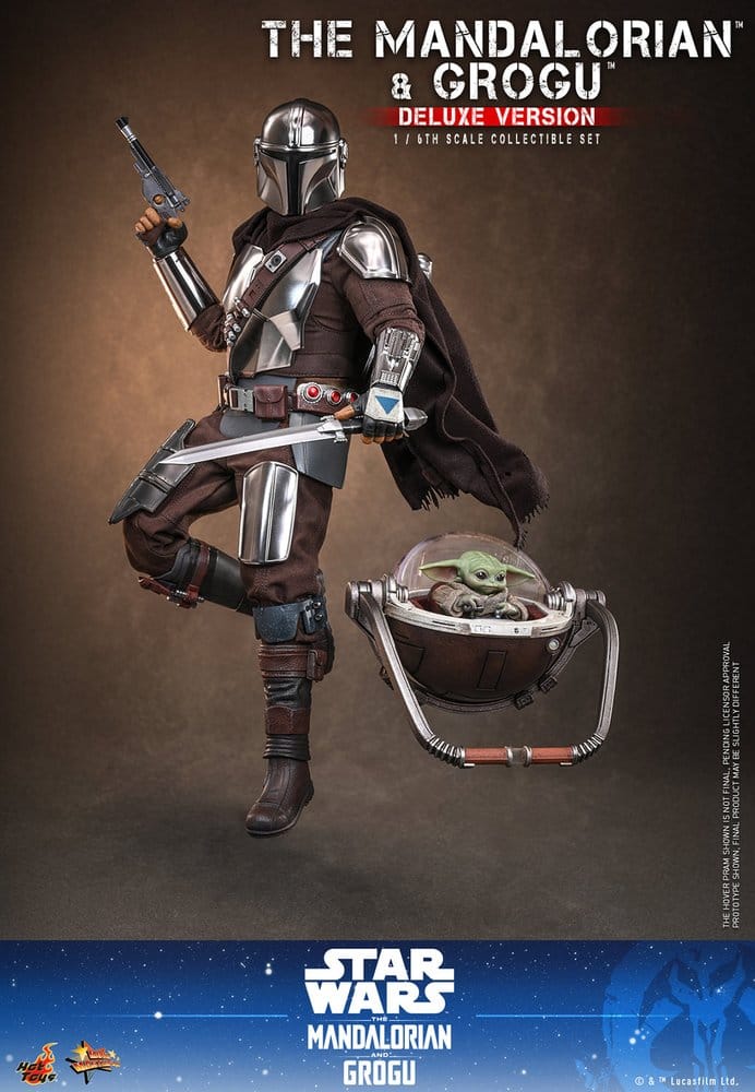 Hot Toys Star Wars The Mandalorian & Grogu (Deluxe Version) 1/6 Actionfigur