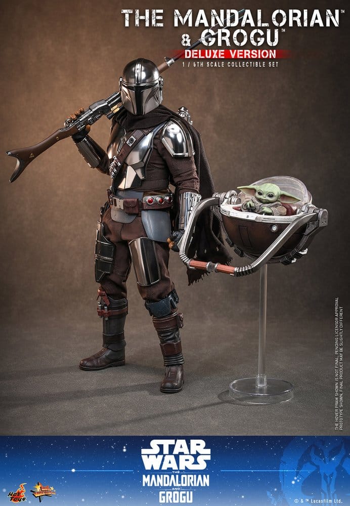 Hot Toys Star Wars The Mandalorian & Grogu (Deluxe Version) 1/6 Actionfigur