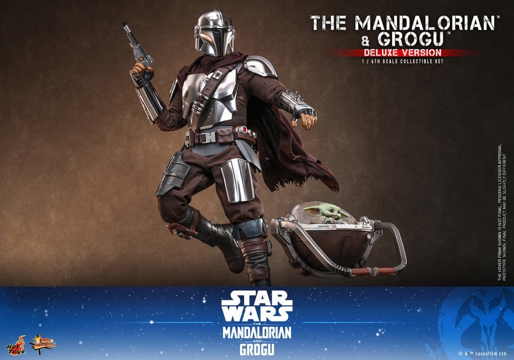 Hot Toys Star Wars The Mandalorian & Grogu (Deluxe Version) 1/6 Actionfigur