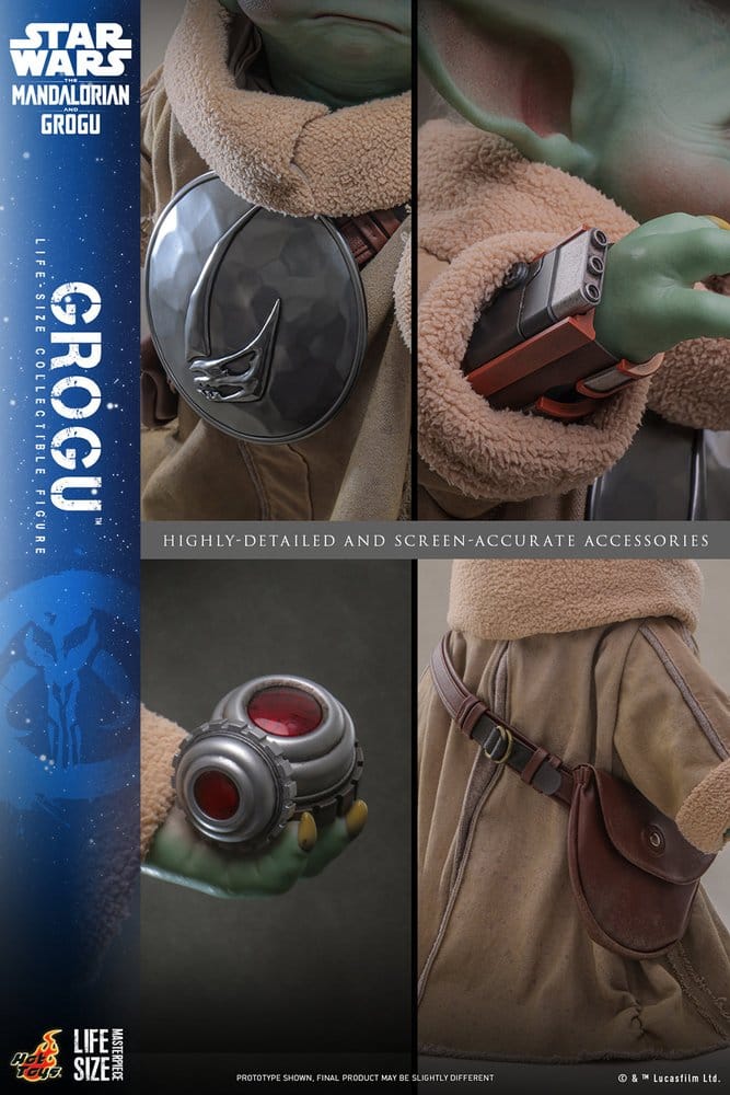 Hot Toys Star Wars The Mandalorian & Grogu - Grogu Life-Size Figur