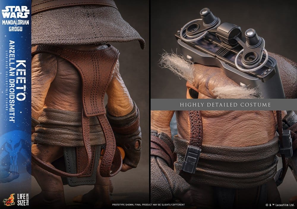Hot Toys Star Wars The Mandalorian & Grogu Keeto (Anzellan Droidsmith) Life-Size Figur